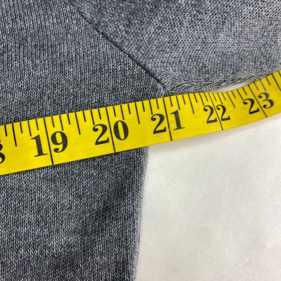 Vintage Royal Knight V Neck Men M Long Sleeve Pullover Sweater Gray - Picture 8 of 10